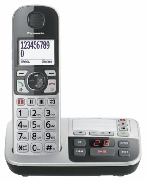 Panasonic KX-TGE 520GS silber Schnurloses Telefon