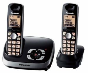 Panasonic KX-TG 6522 GB Duo schwarz Schnurloses Telefon