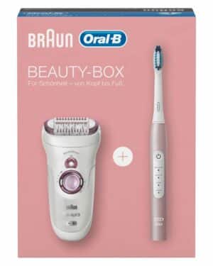 Braun Beauty Box Silk-epil 9-700 SensoSmart & Oral-B Pulsonic Slim Luxe Epilierer