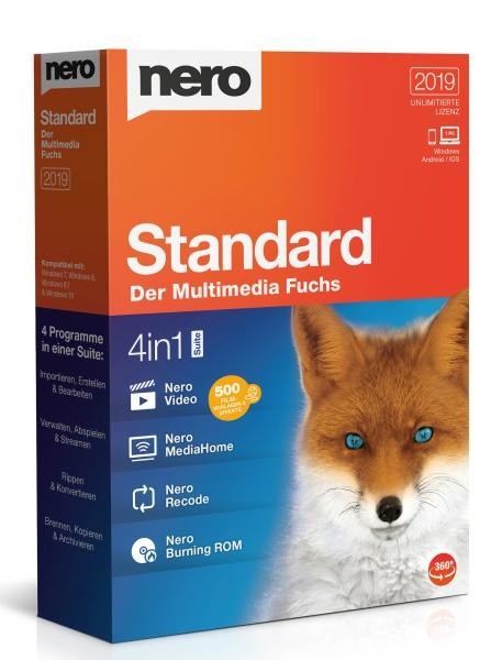 Anwendersoftware Nero Standard 2019