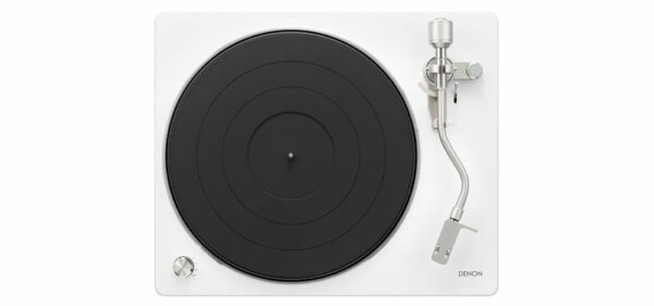 Denon DP400 weiss Plattenspieler