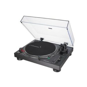 Audio-Technica Direktangetriebener Plattenspieler (Analog & USB) AT-LP120X schwarz