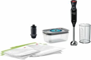 Bosch ErgoMixx MS6CB61V1 mit VakuumFrischhaltesystem Stabmixer-Set