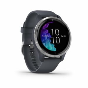 Garmin VENU granitblau/silber Smartwatch