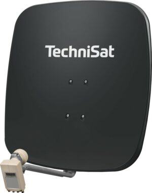 Technisat SATMAN 65 inkl. 40 mm Quattro-Switch-LNB Satellitenschüssel schiefergrau
