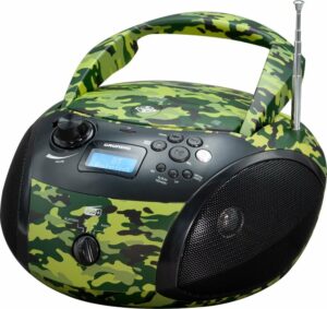 Grundig GRB 4000 BT DAB+ camouflage Radiorekorder mit CD-Spieler