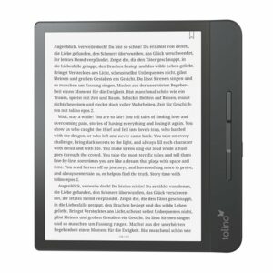 tolino epos 2 schwarz eBook-Reader