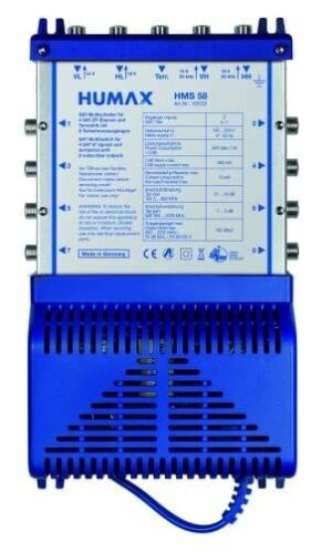 Humax HMS 58 Multischalter 5 auf 8 Multischalter & Verteiler