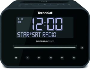Technisat DIGITRADIO 52 CD schwarz DAB+-Radiowecker