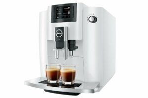 Jura E6 Piano White EB Kaffeevollautomat