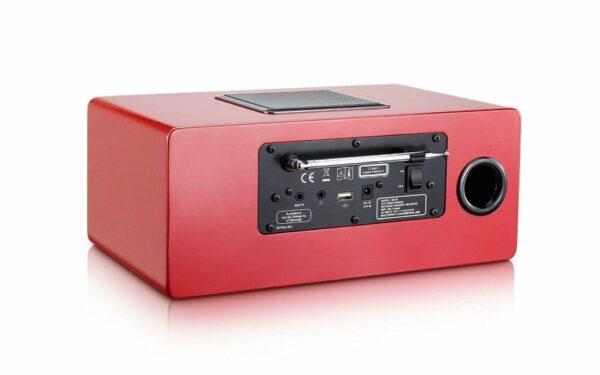 Block SR-50 Hochglanz Rot DAB+ Radio