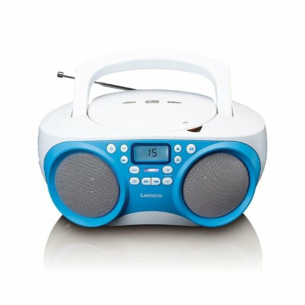 Lenco SCD-301 blau Radiorekorder mit CD-Spieler