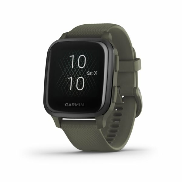 Garmin Venu SQ Music moosgrün/schiefer Smartwatch