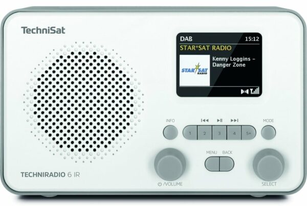 Technisat TECHNIRADIO 6 IR weiß/grau DAB+ Radio