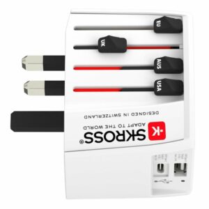 Skross Reisestecker "MUV USB" (A/C)