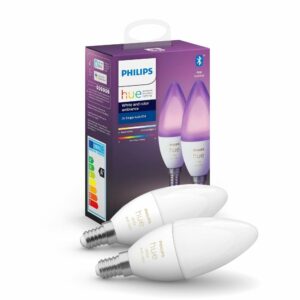 Philips Hue White & Color Ambiance Doppelpack E14