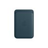 Apple iPhone Leder Wallet mit MagSafe - Baltischblau Handyhülle