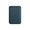 Apple iPhone Leder Wallet mit MagSafe - Baltischblau Handyhülle