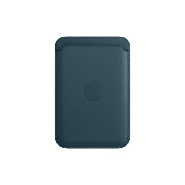 Apple iPhone Leder Wallet mit MagSafe - Baltischblau Handyhülle