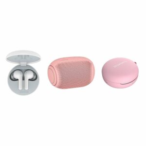 LG Tone Free HBS-FN4 Macaron Jellybean Hardbundle Bubble Gum In-Ear Kopfhörer