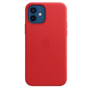 Apple iPhone 12 | 12 Pro Leder Case mit MagSafe - (PRODUCT)RED Handyhülle