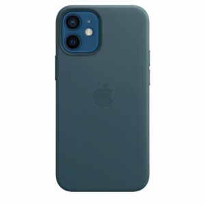 Apple iPhone 12 mini Leder Case mit MagSafe – Baltischblau Handyhülle