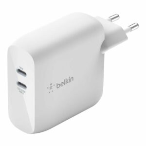 Belkin BOOST CHARGE™ USB-C-PD-GaN-Netzladegerät mit zwei Anschlüssen (63 W)