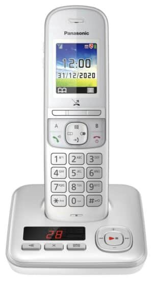 Panasonic KX-TGH 720 GG perlsilber Schnurloses-Telefon