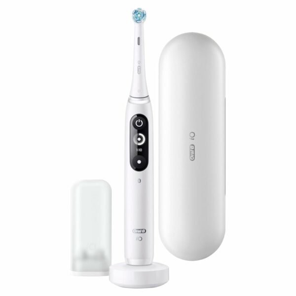 Oral-B iO Series 7N White Alabaster 302223 Zahnbürste inkl. Premium Reiseetui