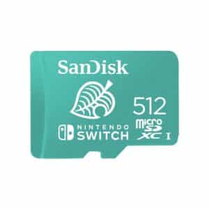 Sandisk microSDXC Extreme 512GB U3 Nintendo Switch (186522)