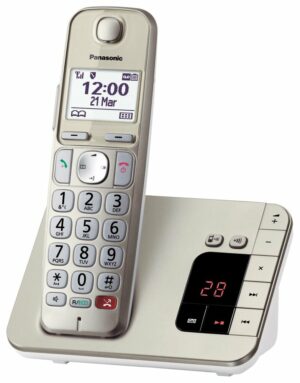 Panasonic KX-TGE260GN champagner Schnurloses-Telefon