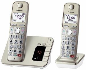 Panasonic KX-TGE262GN champagner Schnurloses-Telefon