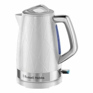 Russell Hobbs 28080-70 Structure weiß mit Edelstahlakzenten Wasserkocher