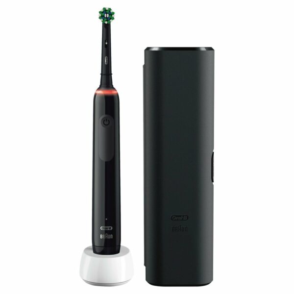 Oral-B Zahnbürste Pro 3 3500 Black Edition mit Reiseetui