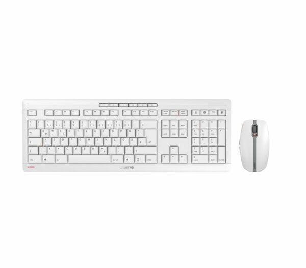 Cherry Stream Desktop Recharge grau Maus-Tastatur-Set