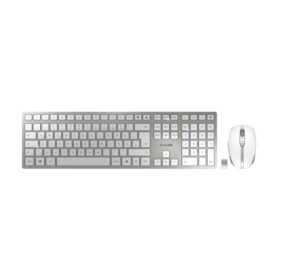 Cherry DW 9100 SLIM silber/weiß Maus-Tastatur-Set