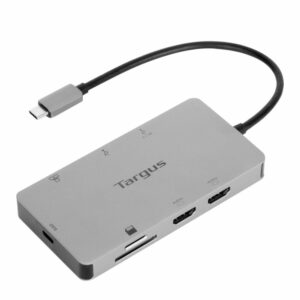 Targus USB-C Dual HDMI 4K-Dockingstation mit 100 W PD Pass-Thru USB-Hub