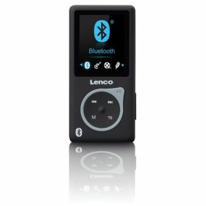 Lenco MP-208 MP3/MP4 Player mit Bluetooth® und 8GB Micro SD Card schwarz