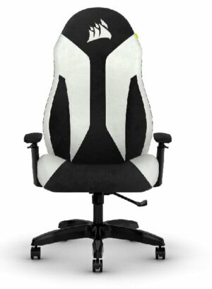 Corsair TC60 FABRIC Gaming-Stuhl – Relaxed Fit – Weiß Gaming-Stuhl