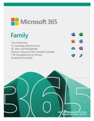 Microsoft 365 Family 12 Monate