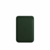 Apple iPhone Leder Wallet mit MagSafe - Schwarzgrün (MM0X3ZM/A) Handyhülle