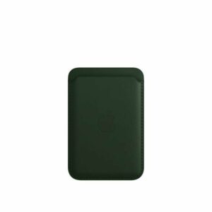 Apple iPhone Leder Wallet mit MagSafe - Schwarzgrün (MM0X3ZM/A) Handyhülle