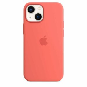 Apple iPhone 13 mini Silikon Case mit MagSafe - Pink Pomelo (MM1V3ZM/A) Handyhülle