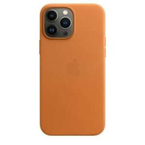 Apple iPhone 13 Pro Max Leder Case mit MagSafe - Goldbraun (MM1L3ZM/A) Handyhülle