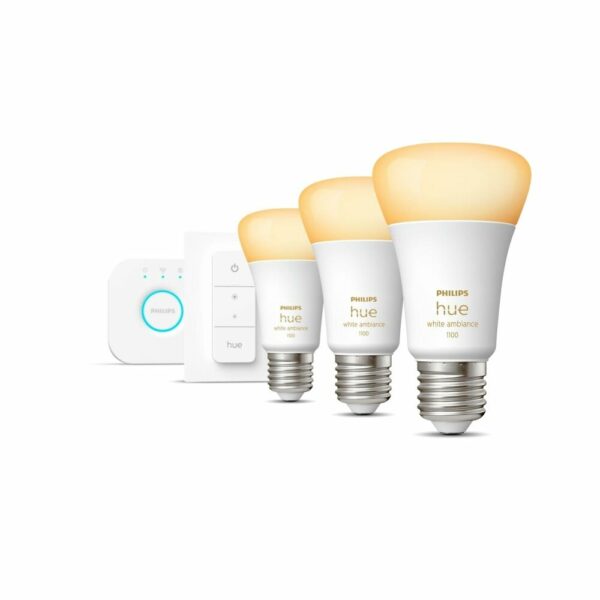 Philips Hue White Ambiance E27 Starter-Set