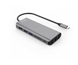 DINIC USB 3.1 Typ-C Multifunktions-HUB space grau