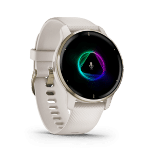 Garmin VENU 2 PLUS Elfenbein/Cremego Smartwatch