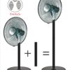 BECOOL Standventilator BC40STTI2202 schwarz