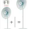 BECOOL Standventilator BC40STTI2201 weiß