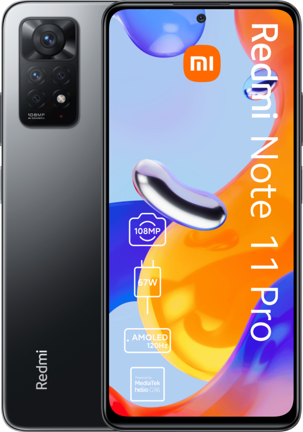 Xiaomi Redmi Note 11 Pro 4G 6GB+128GB Graphite Gray Smartphone